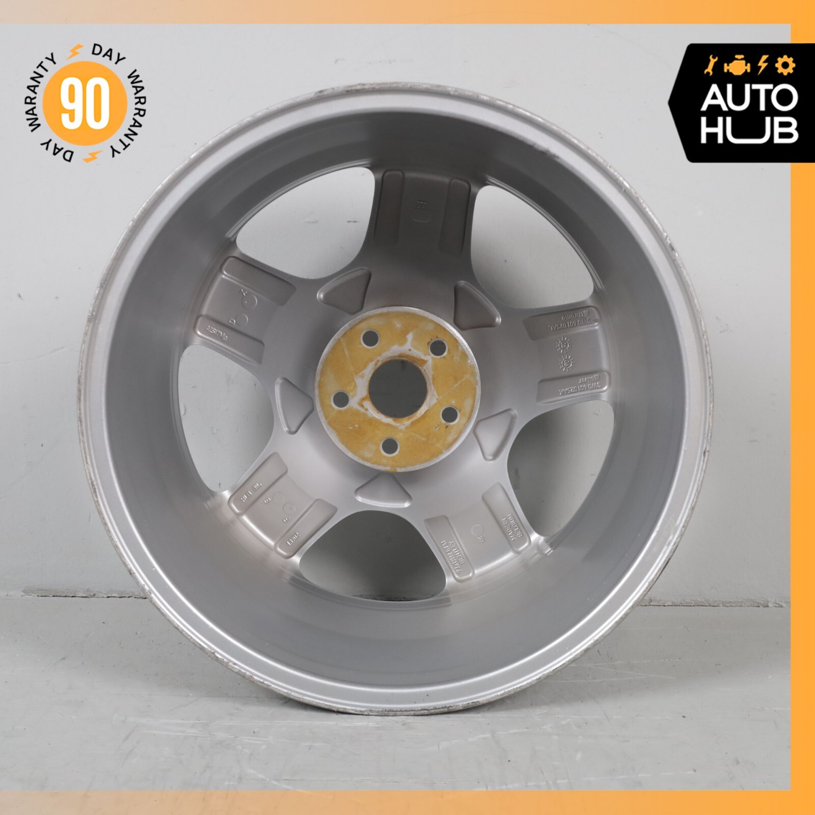 Bentley Continental GTC Flying Spur 9 x 19 19" Wheel Rim Silver 3W0601025AK OEM