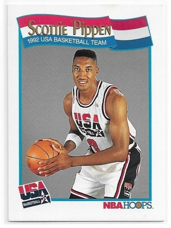SCOTTIE PIPPEN 1991-92 Hoops TEAM USA Basketball card #582