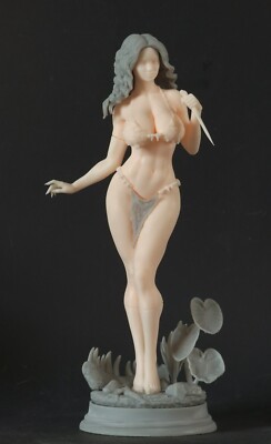 Cavewoman 1/10 scale 180mm 3D printed resin figure model kit