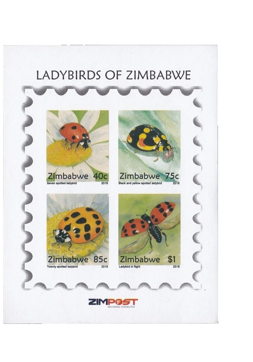 Los insectos sellos de Zimbabue (1965-presente)