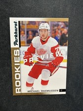 18-19 UD Parkhurst Hockey Gold SP Rookies PR-6 Michale Rasmussen
