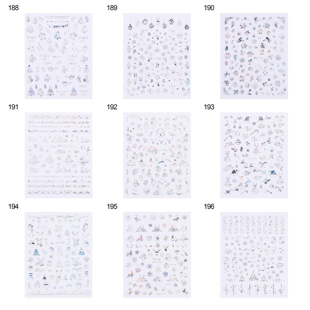 Silver Nail Art Stickers Self Adhesive Manicure Decor Transfer Decals silver-nail-art-stickers-self-adhesive-manicure-decor-transfer-decals