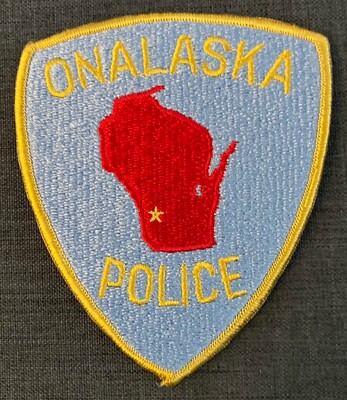 Onalaska Wisconsin WI Police Shoulder Patch Unsewn Vintage | eBay
