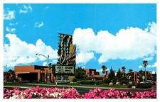 postcard The Sands Hotel Las Vegas marquee-Joey Bishop A7802