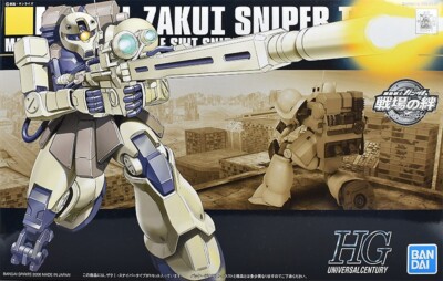 BANDAI HG Gundam 1/144 MS-05L ZAKU I Sniper Type Plastic Model Kit