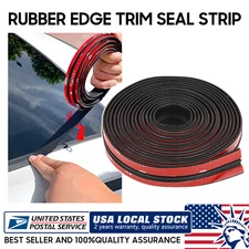 NEW Universal 3M Black T Shape Rubber Car Body&Sunroof Gap Filling Sealing Strip