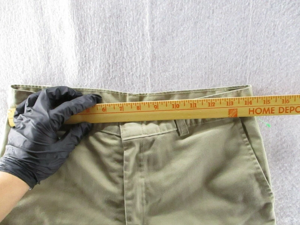 Pantalones cortos de mezclilla Dickies para mujer talla 20 beige Foto 4 de 4