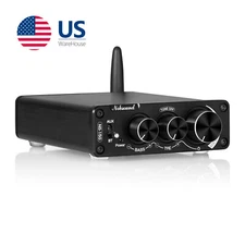 200-Watt Bluetooth 5.0 Stereo Audio 2 Channel Amplifier Hi-Fi Speaker Power Amp