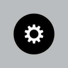 Gear - Mac Apple Logo Cover Laptop Vinyl Decal Sticker Macbook Unique Cog Steam