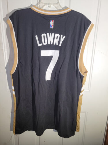 Adidas NBA Jersey Toronto Raptors Kyle Lowry Black Alt sz 2X - 第 1/3 張圖片