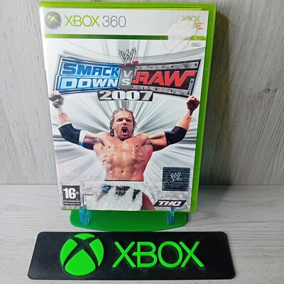 SMACK DOWN VS RAW 2007 XBOX 360 SPIEL - SELTEN RETRO VINTAGE GAMING