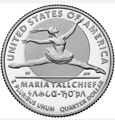 2023  Quarters S Maria Tall Chief  Women $2.25 free S /H USA World S/H $1.25