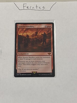 Magic Spiteful Banditry Mythic NM The Lord of the Rings Ships Same Day!