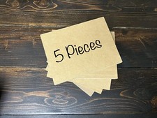 6  x 4.5  Unfinished MDF square block    thick for desktop cnc, projects, crafts