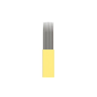 15 Nadeln Double-Flat Lidschattenpinsel Microblading Manuell Augenbrauen Klingen