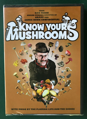 Know Your Mushrooms (DVD) 2008 documentary, MINT, FACTORY SEALED