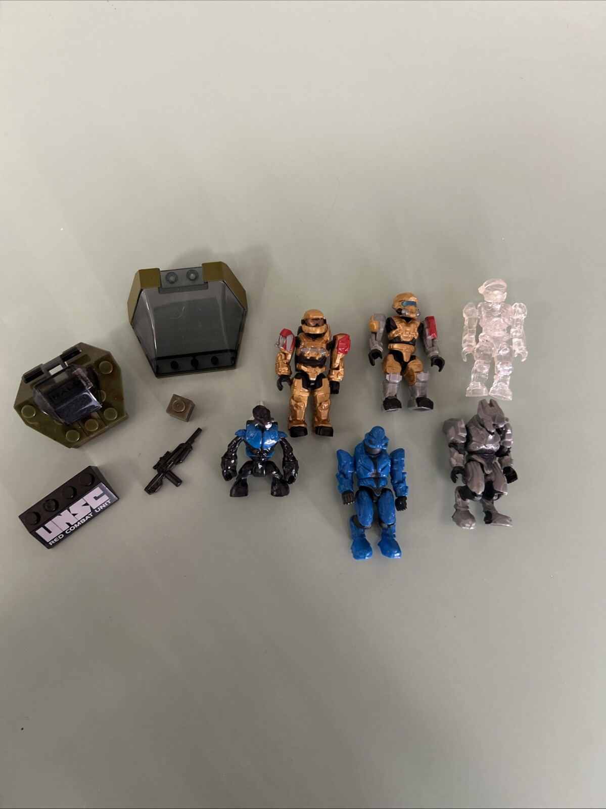 RARE 5X HALO Mega Bloks Construx Building Figure UNSC Elite - Foto 3