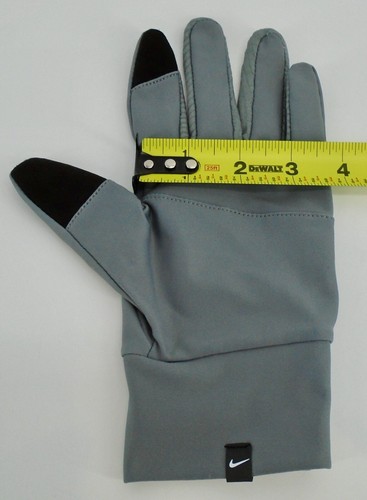 Nike Essential Running Hat and Gloves Set Men's L/XL Touch Screen Smoke Grey - Picture 9 of 11