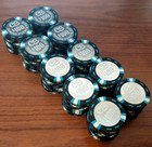 Lot 100 NEW 2000s CERROMAR BEACH CB $100 ac Casino chip DORADO Puerto Rico poker — photo 3
