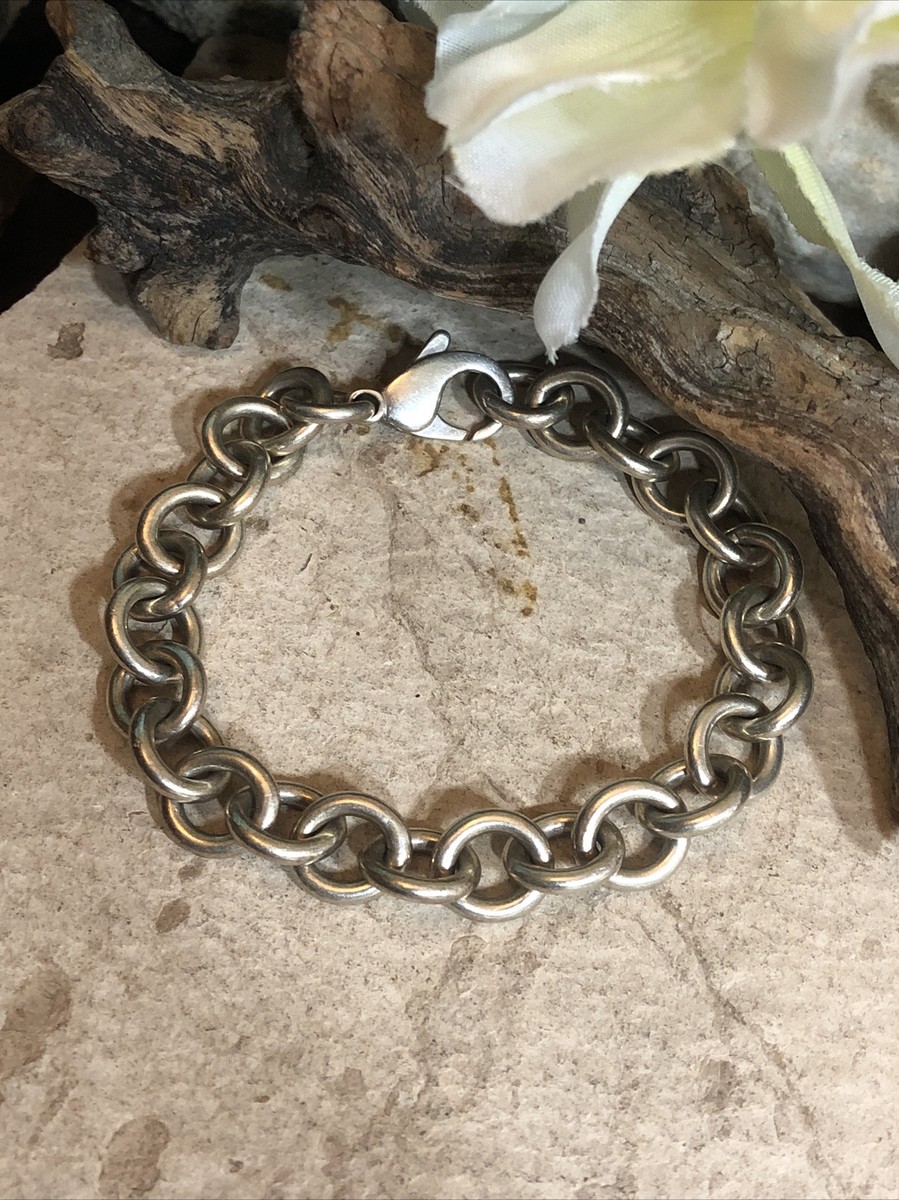 TIFFANY　　925　ネックレス　リボン　SILVER　MEXICO 9. Tiffany & Co 925 Sterling Silver Rolo Round Link Chain