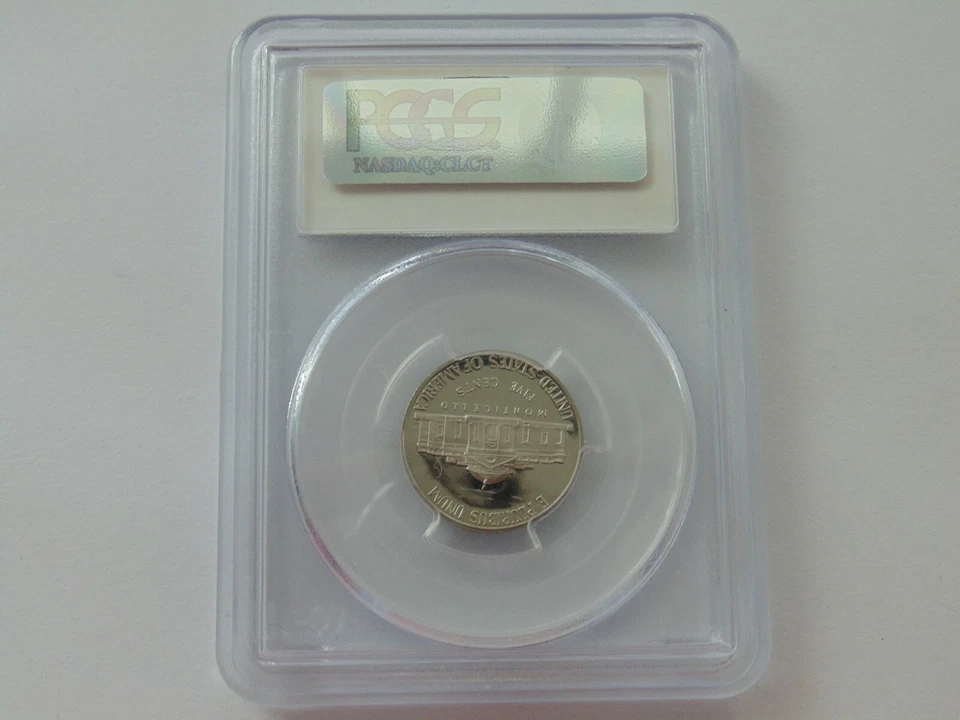 Uncirculated Graded PCGS Deep Cameo PR69 PR69DCAM 5C 5 Cents 2010 S Coin Nickel  - Image 2 of 2