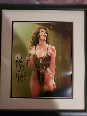 Cher Signed Framed Photo. THE LEGENDARY CHER | eBay