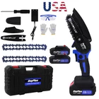 Cordless Pruning Saw Electric Chainsaws Garden Tree Trimming Woodworking Battery