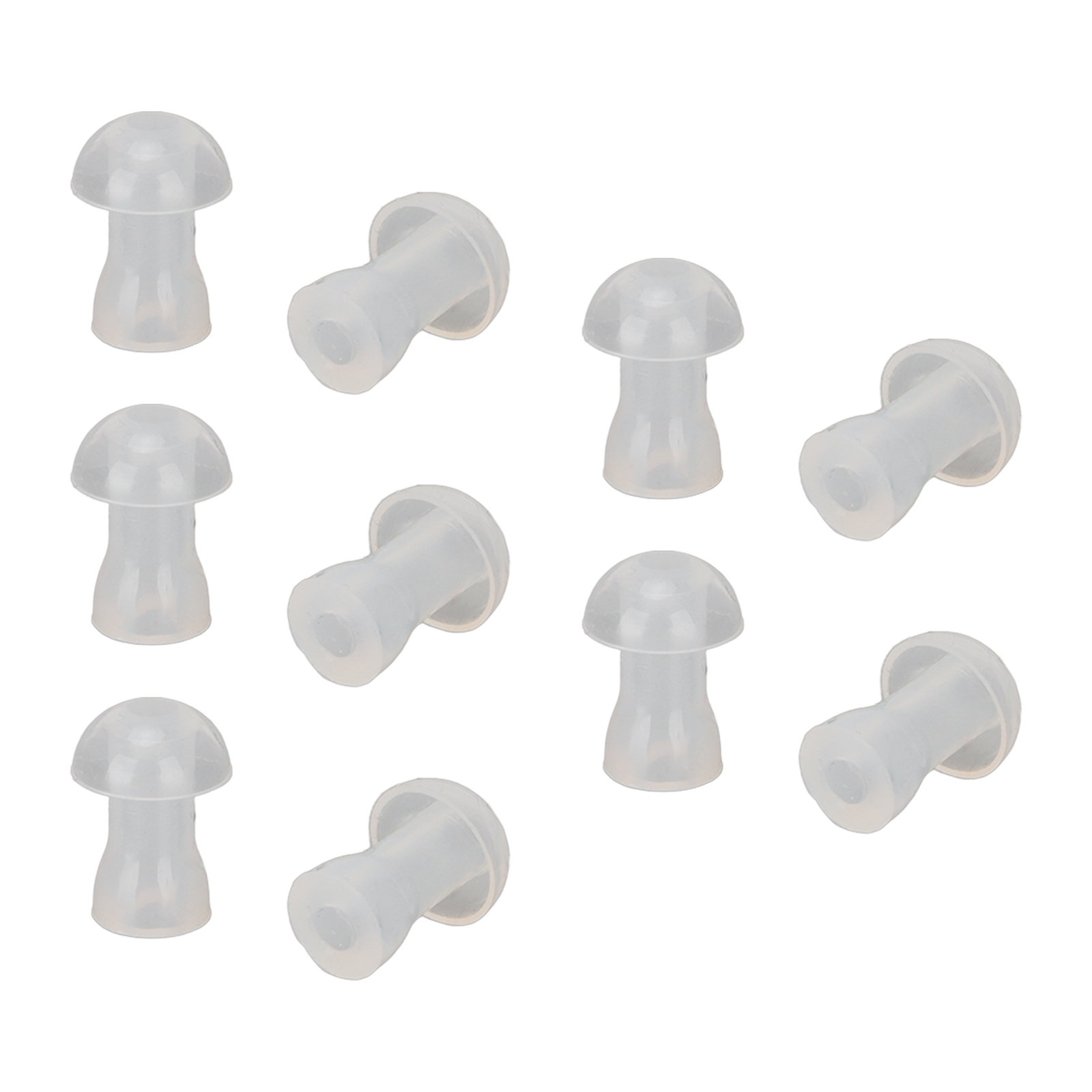 (Small)10Pcs Hearing Aid Ear Tips Universal Domes Hearing Aid Ear Tip