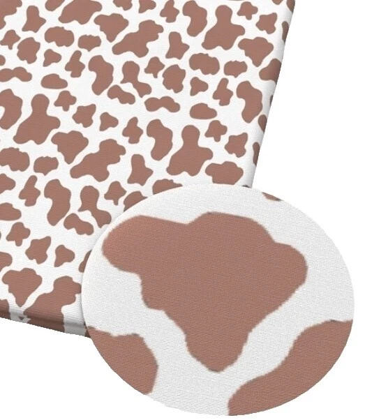 Cow Print Fabric Multicolor