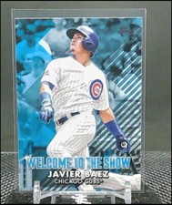 2022 Topps Series 1 Javier Baez Welcome to the Show Blue Cubs Mets