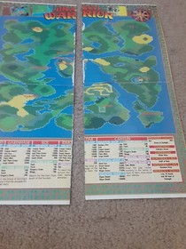VTG 1989 Dragon Warrior (NES)  Strategy Guide W/POSTER/MANUAL/HANDBOOK READ!