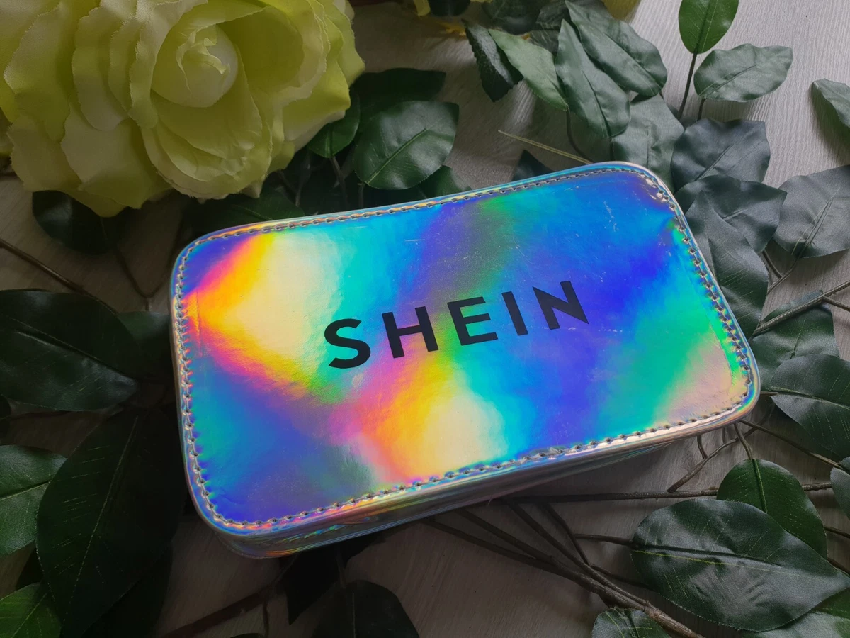 BNWT SHEIN Silver Multicoloured Pearl Waist Belt Bag size 8x5x2