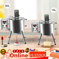 Heating Mixing Filling Machine 15/30L Stirring Tank Lipstick Liquid Paste Filler