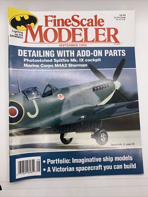 Vintage Fine Scale Modeler Magazine September 1992
