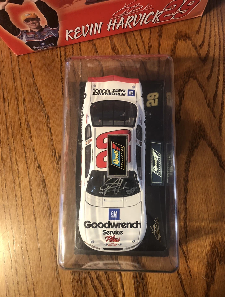 Colección Revell 1:24 Kevin Harvick #29 Tropicana 400, GM, 2001 ¡¡AUTOGRAFIADO!!! Foto 3 de 4