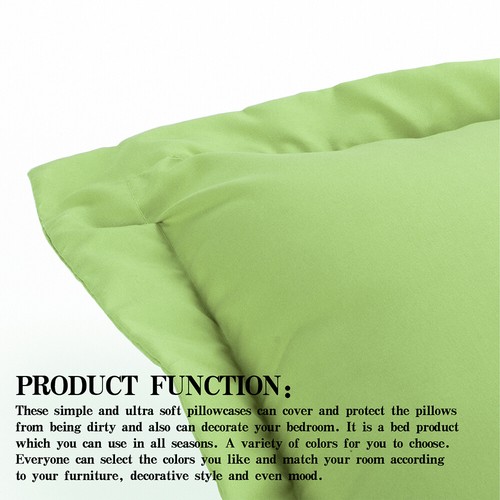 Paquete de 2 fundas de almohada suaves de calidad premium NTBAY estándar Queen King - Imagen 96 de 125