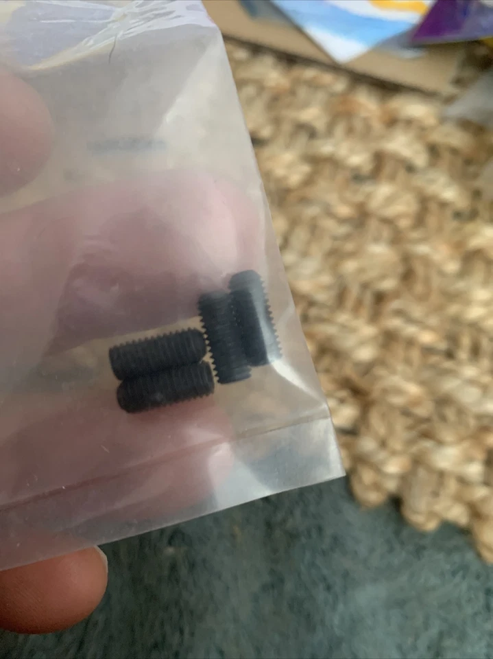 Vintage RC OFNA Grub Screws Black Set Hex (4) 19090 - Image 3 of 3