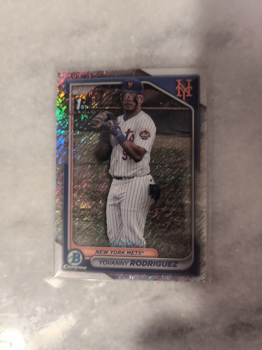 2024 Bowman Chrome Prospects YOVANNY RODRIGUEZ 1st Shimmer 