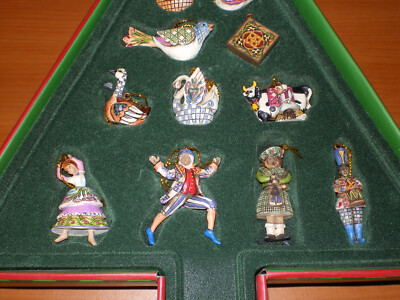 TORIART イタリア製　ヴィンテージ デイズニー　オーナメント 5点セット Disney/ディズニー】クリスマスツリーの飾りに35周年記念クリスマス