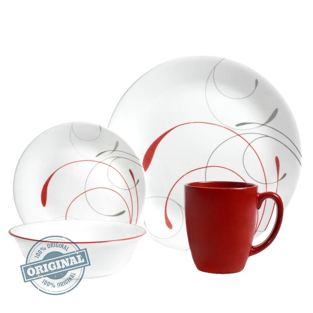 Corelle White Polka Dot Dinnerware & Serveware