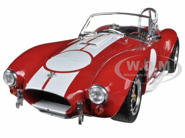 SHELBY COBRA 427 S/C W/SHELBY SIGNATURE RED 1/18 BY SHELBY COLLECTIBLES SC122-1