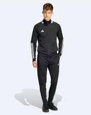 ADIDAS Mens Black  White Sereno Full Zip Tracksuit XL BNWT C2683