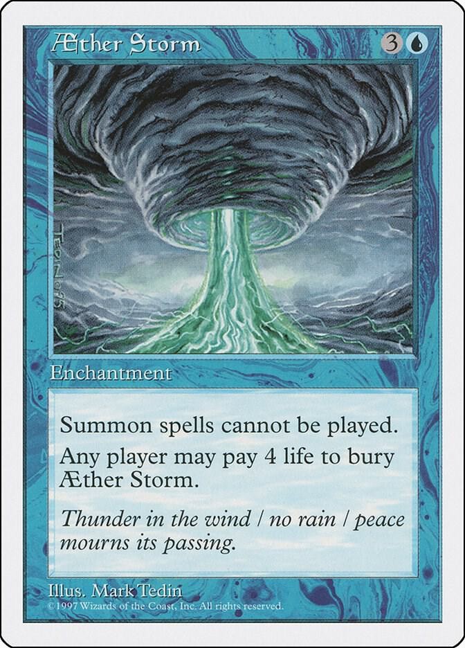 Aether Storm Uncommon Fifth Edition Magic: The Gathering Lightly Played