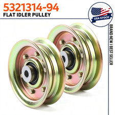 2X Idler Pulley For Craftsman Husqvarna 532173438 532131494 173438 131494 280671