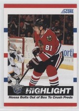 2010-11 Score Stanley Cup Playoffs Highlight Marian Hossa #491 HOF 0a4