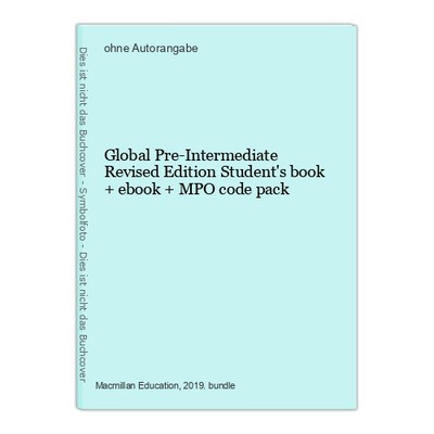 Global Pre-Intermediate Revised Edition Student's book + ebook + MPO code pack