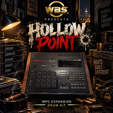 Akai MPC Expansion Drum Pack WBS Hollow Point  Curated Drum Kits 36 XO