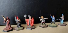 Runequest D&D 6 Sacerdoti e Maghi Dipinti Miniature Metallo Warhammer Cittadella