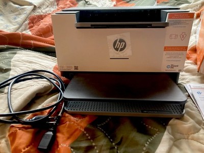 HP LaserJet M209dwe Monochrome Wireless Laser Printer - White Tested Works