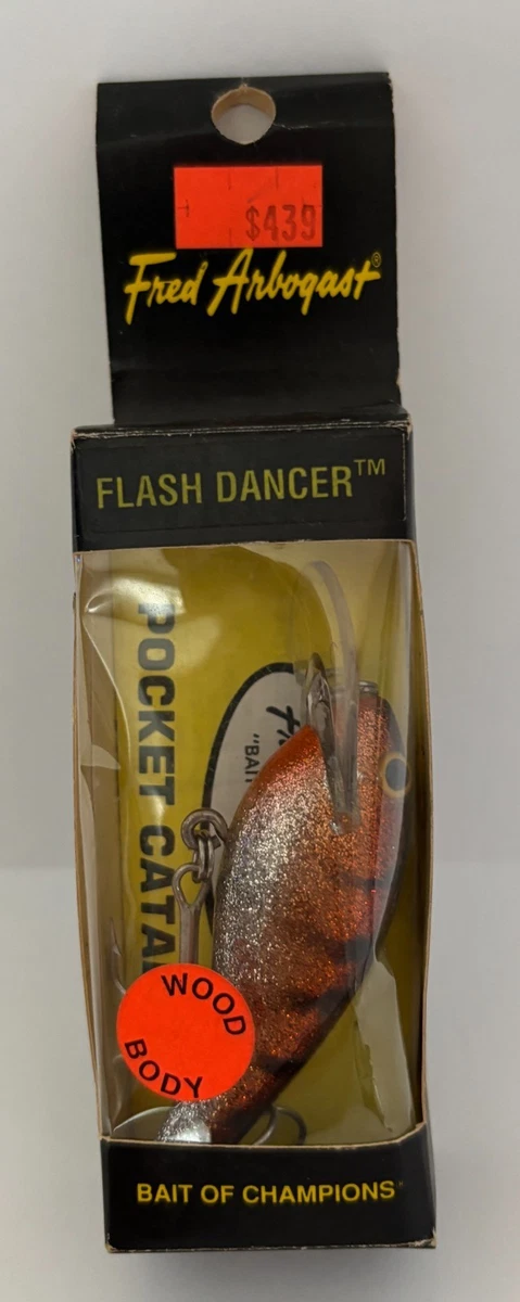 Fred Arbogast Flash Dancer,3/8oz, Red/Silver/Blk Back/Sparkle